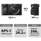 Camera-Sony-Alpha-A6100-com-Lente-16-50mm-Mirrorless-4K-de-24MP-com-Sensor-APS-C
