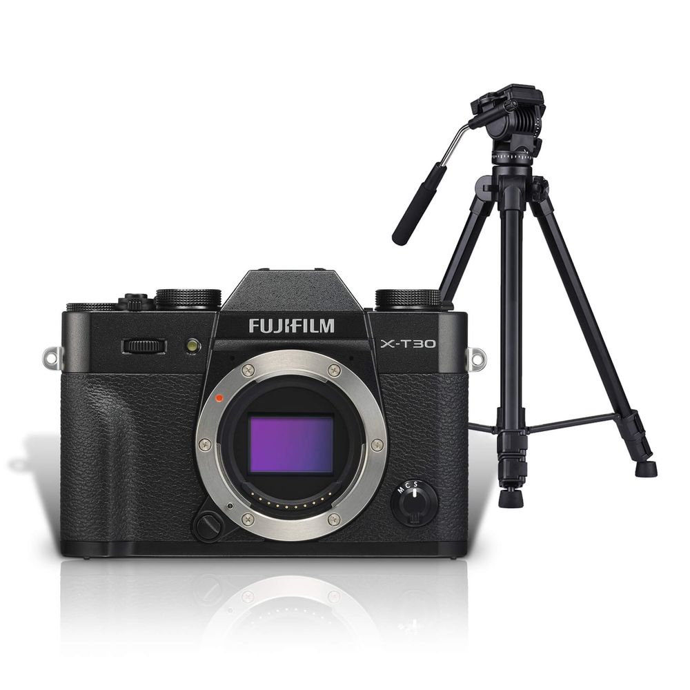 Kit-Mirrorless-FujiFilm-X-T30-4K-Preta--Corpo----Tripe-Profissional-com-Cabeca-Semi-Hidraulica Kit-Mirrorless-FujiFilm-X-T30-4K-Preta--Corpo----Tripe-Profissional-com-Cabeca-Semi-Hidraulica