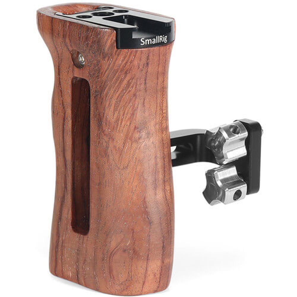 Punho-Handle-Lateral-de-Madeira-SmallRig-2093--Universal- Punho-Handle-Lateral-de-Madeira-SmallRig-2093--Universal-