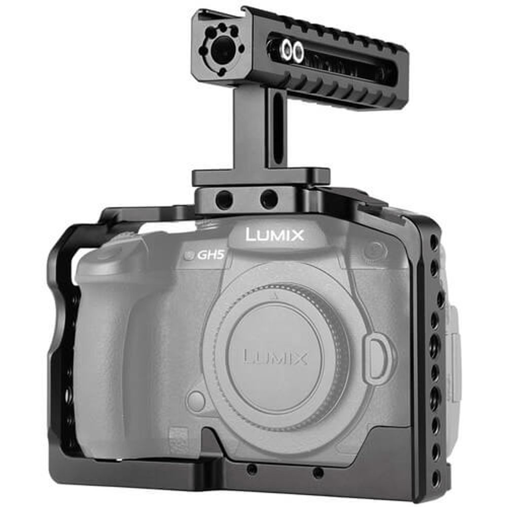 Gaiola-Cage-SmallRig-2050-com-Punho-Handle-Grip-para-Panasonic-GH5-e-GH5s Gaiola-Cage-SmallRig-2050-com-Punho-Handle-Grip-para-Panasonic-GH5-e-GH5s