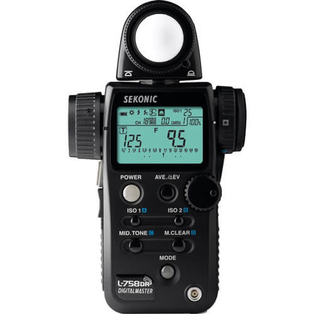 Fotometro-Sekonic-L-758DR-Medidor-de-Flash-DigitalMaster Fotometro-Sekonic-L-758DR-Medidor-de-Flash-DigitalMaster