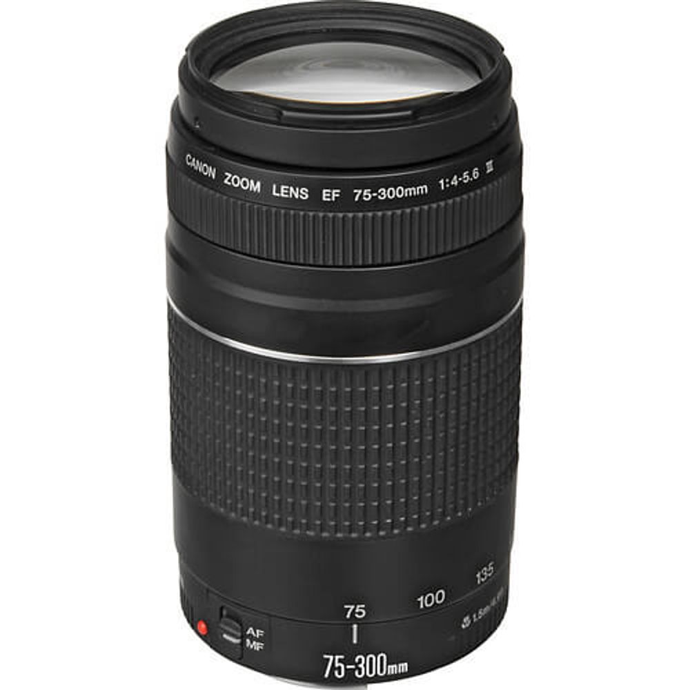 Lente Canon EF 75-300mm f/4-5.6 III - eMania Foto e Video