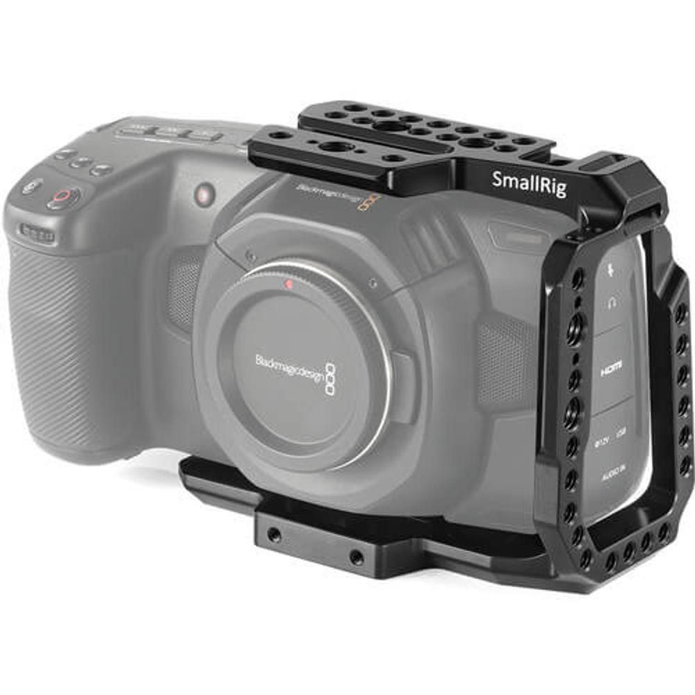 Meia-Gaiola-Cage-Half-SmallRig-CVB2254-para-Blackmagic-Pocket-Cinema-6k-e-4K Meia-Gaiola-Cage-Half-SmallRig-CVB2254-para-Blackmagic-Pocket-Cinema-6k-e-4K