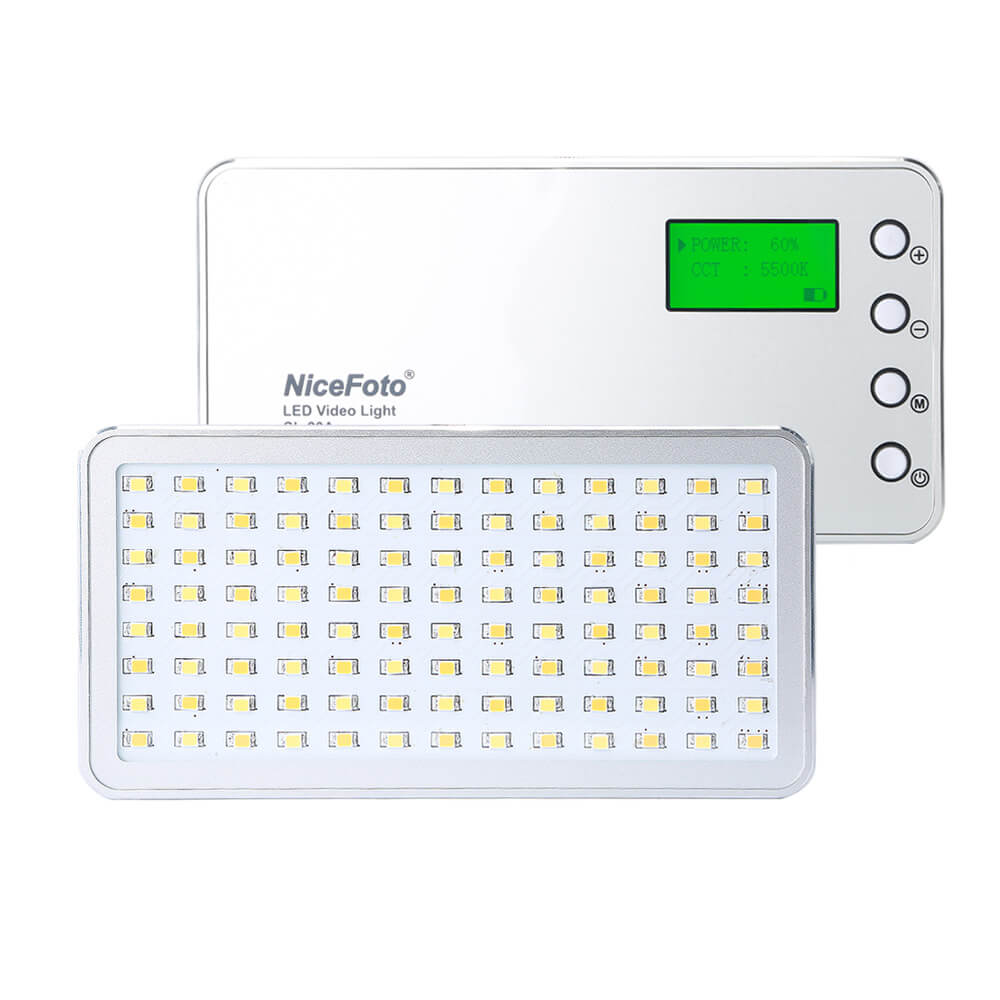 Iluminador-de-Led-Pocket-Nicefoto-SL-80A-Video-Light-10W-Ultra-Fino-Bi-Color-com-Bateria-Interna Iluminador-de-Led-Pocket-Nicefoto-SL-80A-Video-Light-10W-Ultra-Fino-Bi-Color-com-Bateria-Interna