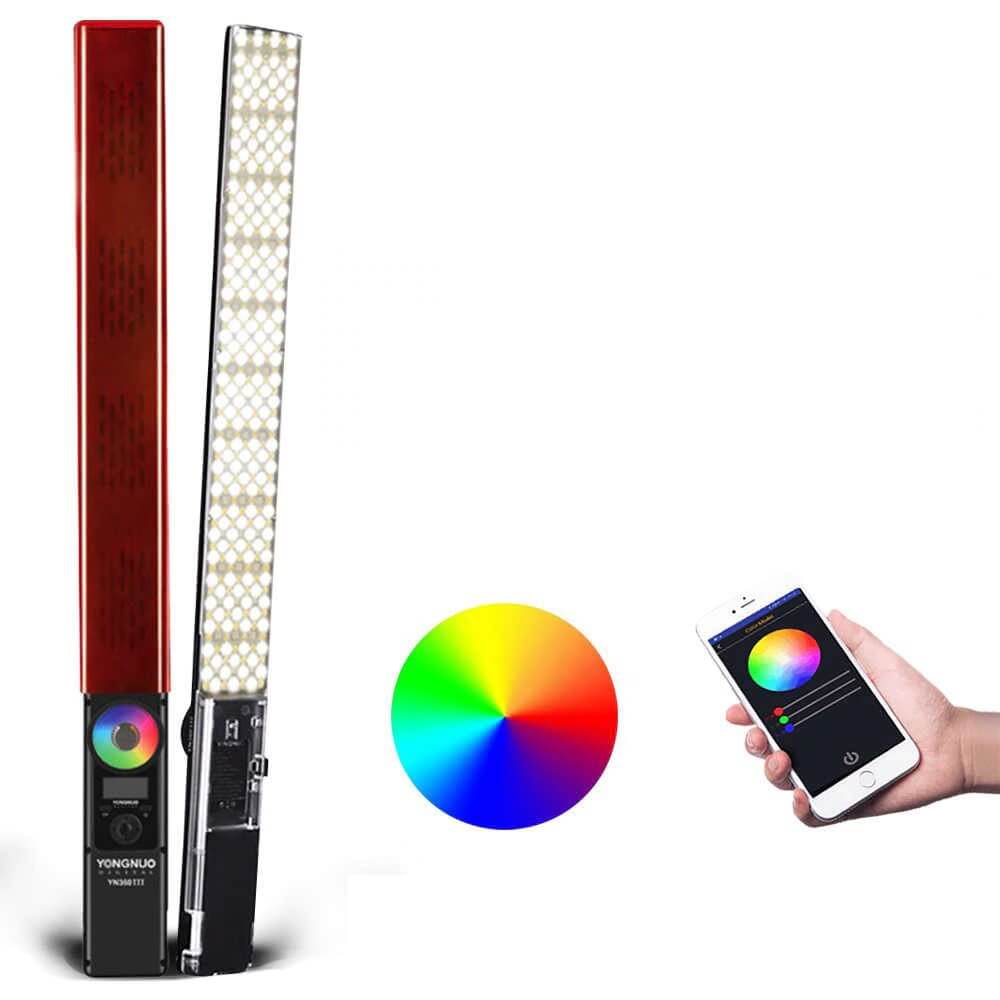 Bastão Luz LED Yongnuo YN360 Mini RGB Ice Light Wand com Bateria Interna -  Iluminadores - Magazine Luiza