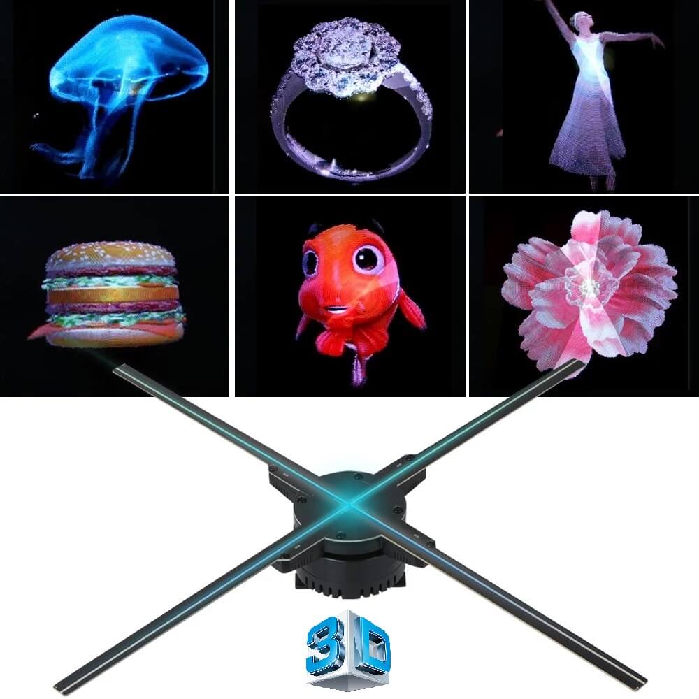 Display-Holograma-Led-3D-Ventilador-Holografico-50Cm Display-Holograma-Led-3D-Ventilador-Holografico-50Cm