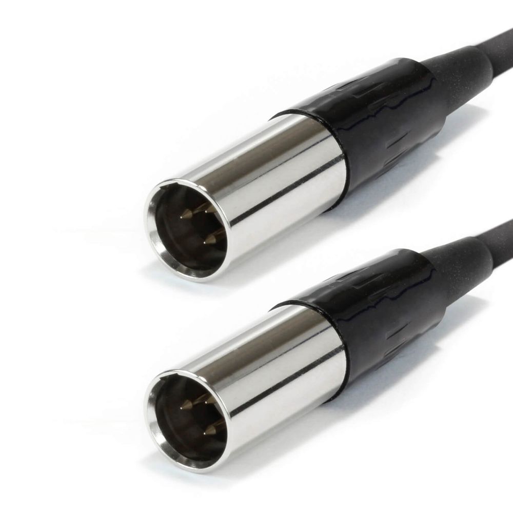 Cabo-Mini-XLR--M--x-Mini-XLR--M--3-Pinos---20cm Cabo-Mini-XLR--M--x-Mini-XLR--M--3-Pinos---20cm