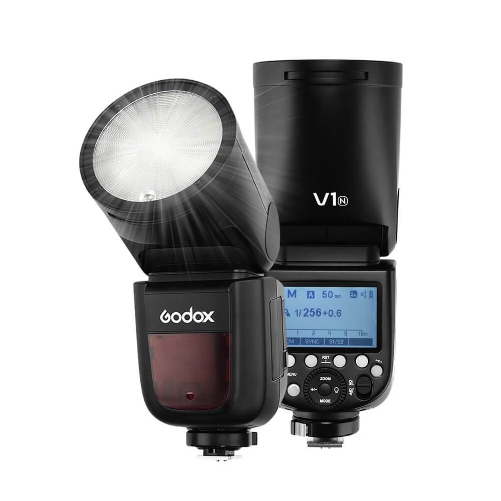 Flash Godox V1 N para Nikon - eMania Foto e Video