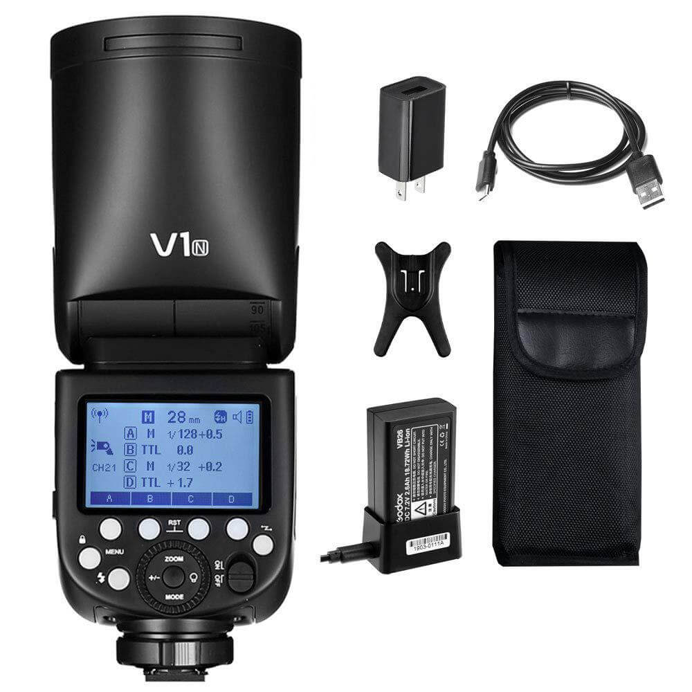 Flash Godox V1 N para Nikon - WorldView