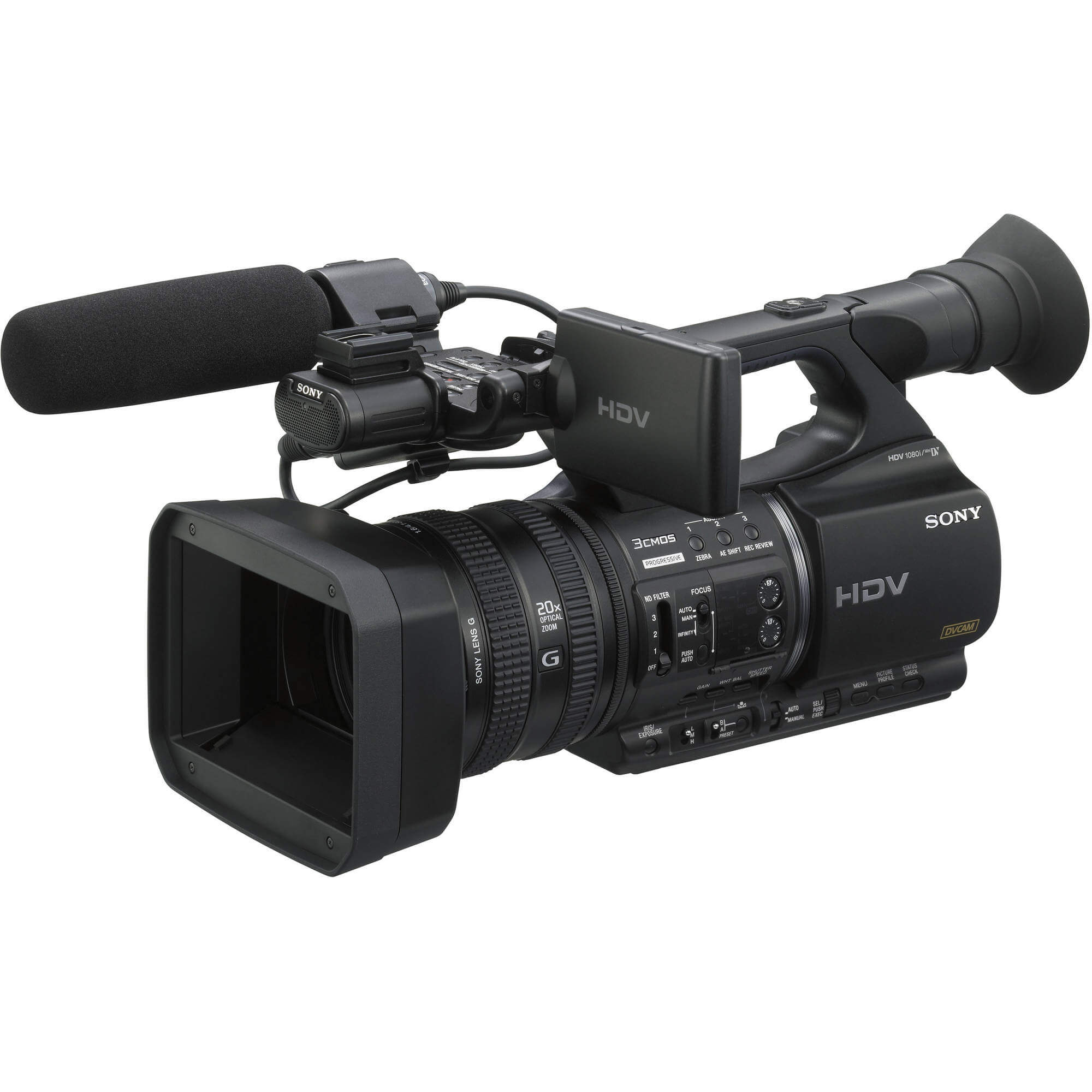 Filmadora Sony HVR-Z5N HDV - eMania Foto e Video
