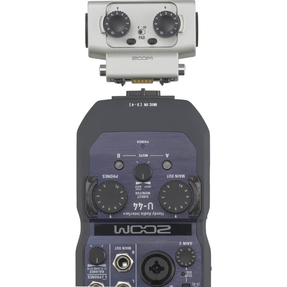 Interface de Áudio Zoom U-44 - eMania Foto e Video