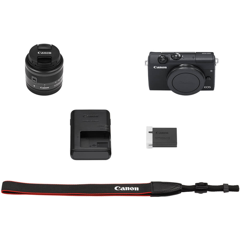 Mirrorless Canon M200 4K e Lente 1545mm WorldView