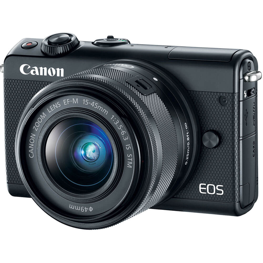 Canon EOS M100 ミラーレス一眼 15-45mm Canon EOS M100 Mirrorless Lente 15-45mm - eMania Foto e Video