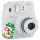 Kit-Camera-Instantanea-Fujifilm-Instax-Mini-9-Branco-Gelo-com-Bolsa-e-Filme