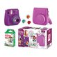 Kit-Camera-Instantanea-Fujifilm-Instax-Mini-9-Roxo-Acai-com-Bolsa-e-Filme Kit-Camera-Instantanea-Fujifilm-Instax-Mini-9-Roxo-Acai-com-Bolsa-e-Filme