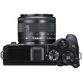 Camera-Canon-EOS-M6-MarkII-Mirrorless-com-Lente-15-45mm-e-Visor-EVF-DC2--Preta-