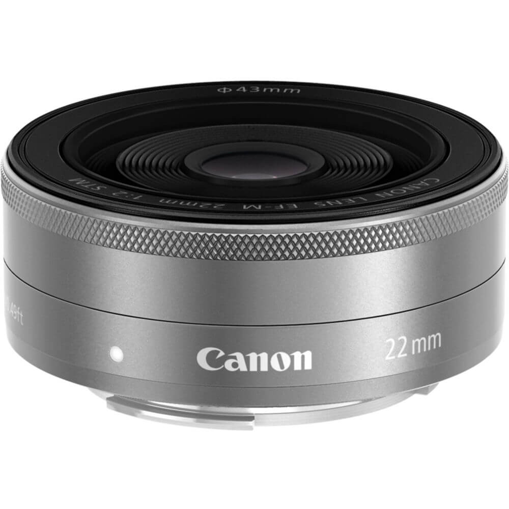 Canon EF-M 22mm f/2 STM (Prata) - eMania Foto e Video