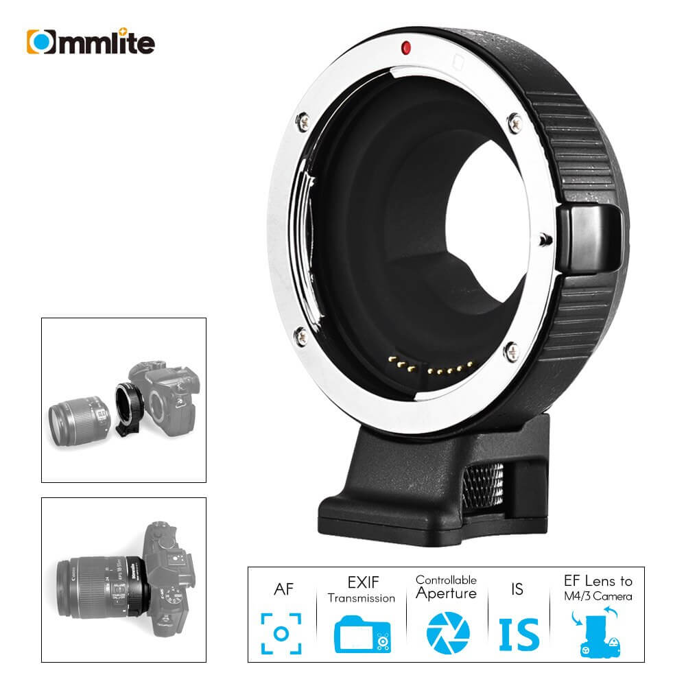 Adaptador-de-Lente-Commlite-Lente-Canon-EF-EF-S-para-Cameras-M4-3-com-Foco-Automatico-AF--CM-AEF-MFT- Adaptador-de-Lente-Commlite-Lente-Canon-EF-EF-S-para-Cameras-M4-3-com-Foco-Automatico-AF--CM-AEF-MFT-