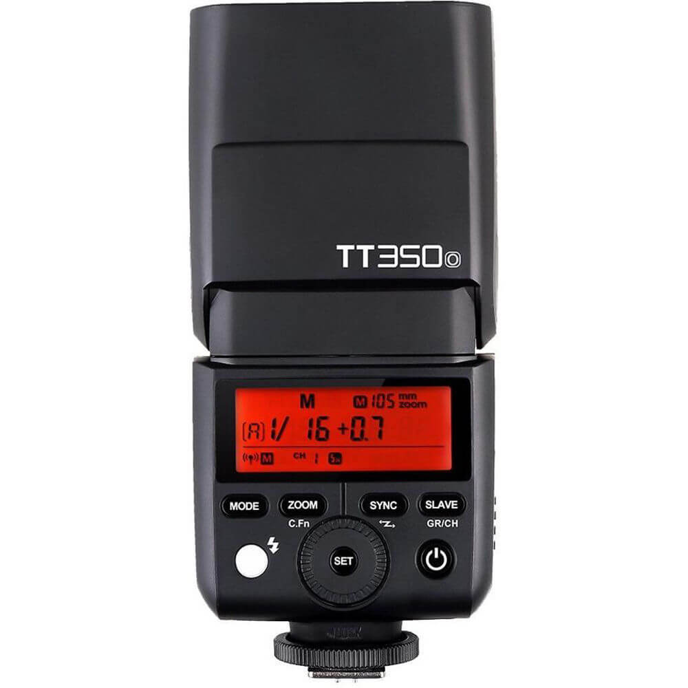 Flash-Godox-TT350o-Mini-Thinklite-TTL-para-Cameras-Olympus-e-Panasonic Flash-Godox-TT350o-Mini-Thinklite-TTL-para-Cameras-Olympus-e-Panasonic