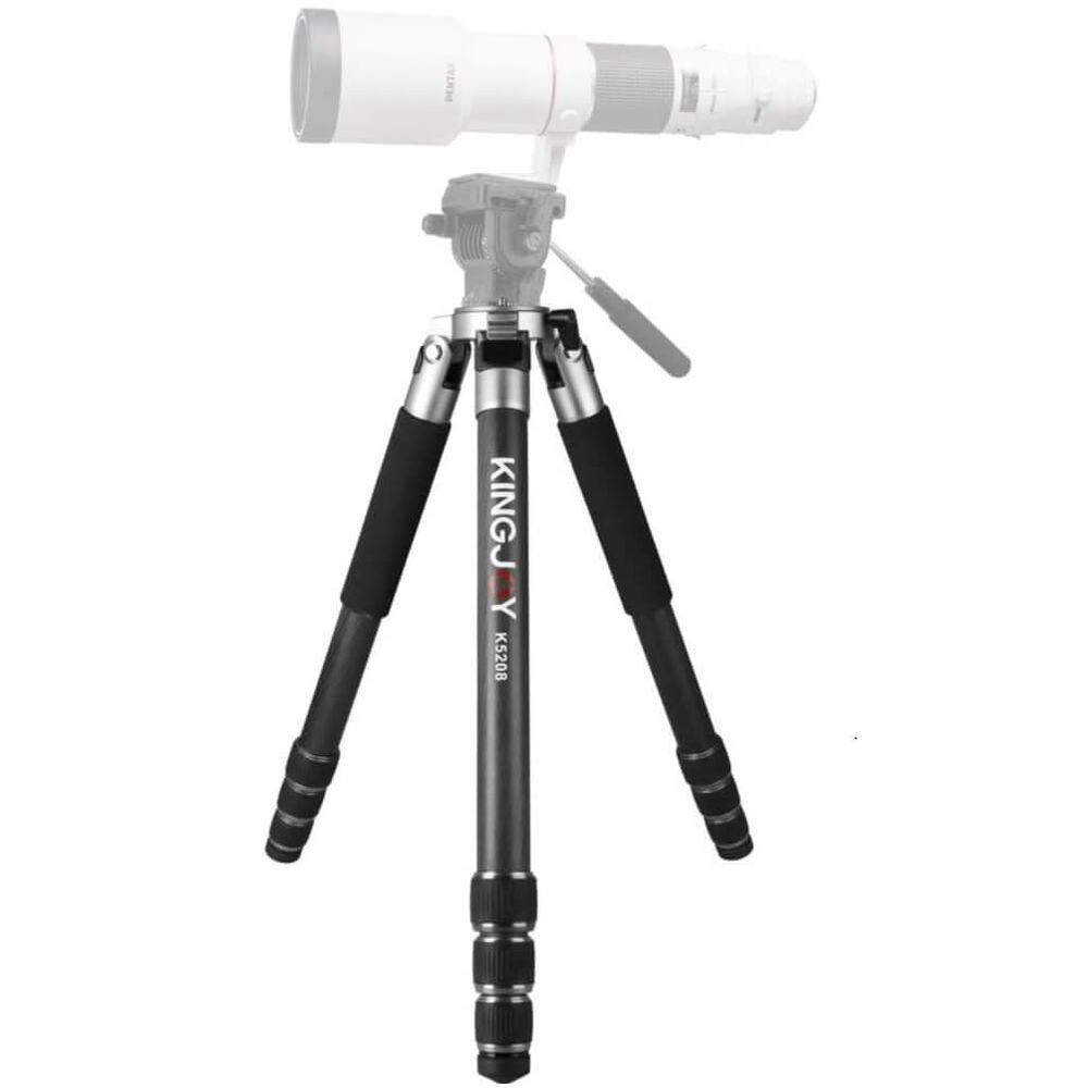 Tripe-Video-e-Foto-Kingjoy-K5208-Fibra-de-Carbono-Equipamentos-ate-25Kg Tripe-Video-e-Foto-Kingjoy-K5208-Fibra-de-Carbono-Equipamentos-ate-25Kg