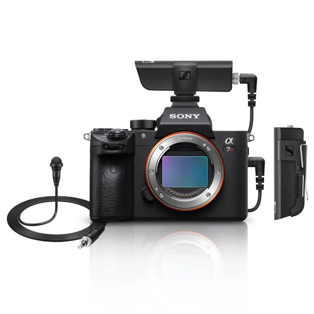 Kit-Sony-a7RIV-Mirrorless-4K-61Mpx--Corpo----Microfone-Lapela-Sennheiser-XSW-D-Wireless-com-Receptor Kit-Sony-a7RIV-Mirrorless-4K-61Mpx--Corpo----Microfone-Lapela-Sennheiser-XSW-D-Wireless-com-Receptor