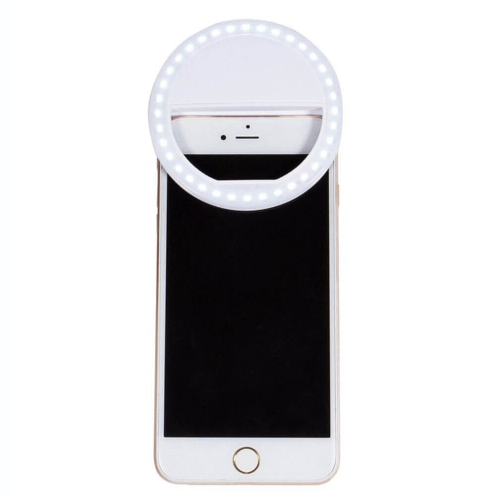 Iluminador-Circular-LED-Celular-SmartPhone-Selfie-Ring-Light--Branco- Iluminador-Circular-LED-Celular-SmartPhone-Selfie-Ring-Light--Branco-