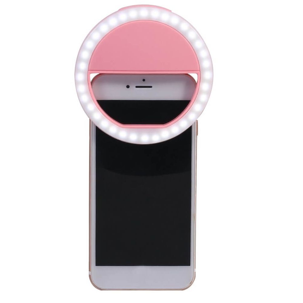 Iluminador-Circular-LED-Celular-SmartPhone-Selfie-Ring-Light--Rosa- Iluminador-Circular-LED-Celular-SmartPhone-Selfie-Ring-Light--Rosa-