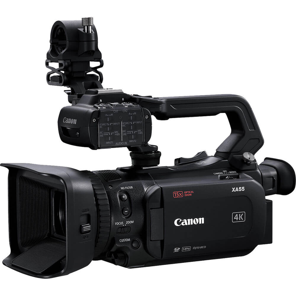 Filmadora Canon XA55 UHD 4K Profissional - WorldView