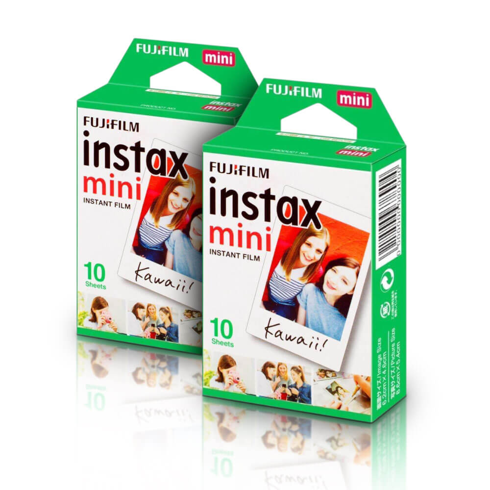 Kit-2x-Filme-Instantaneo-Fujifilm-Instax-Mini-com-10-Unidades Kit-2x-Filme-Instantaneo-Fujifilm-Instax-Mini-com-10-Unidades