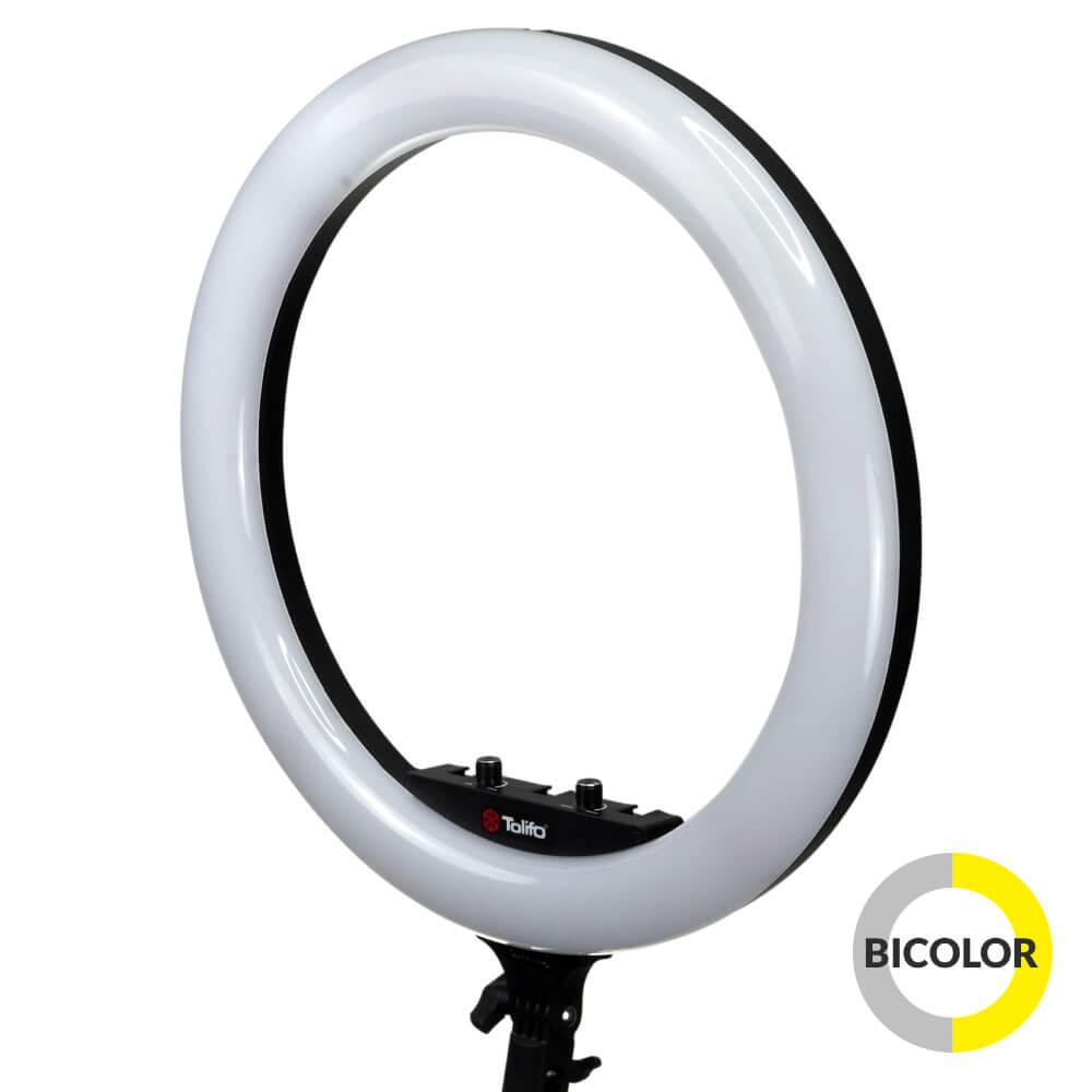 Iluminador-Circular-Led-Ring-Light-Tolifo-19--Bi-Color-60W-Profissional--Fonte-Bivolt- Iluminador-Circular-Led-Ring-Light-Tolifo-19--Bi-Color-60W-Profissional--Fonte-Bivolt-