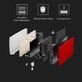 Iluminador-Led-Pocket-Tolifo-HF-96B-Selfie-Video-Light-9W-Ultra-Fino-Bi-Color-com-Bateria-Interna