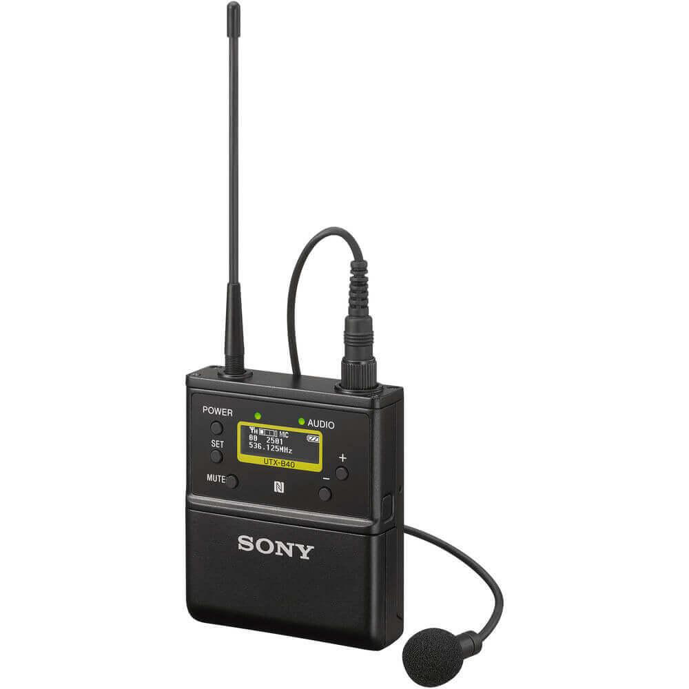 Sistema Wireless Sony UWP-D26 Lapela Sem Fio 2 Transmissores