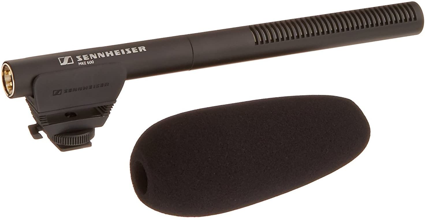 Microfone-Shotgun-Sennheiser-MKE-600 - eMania Foto e Video