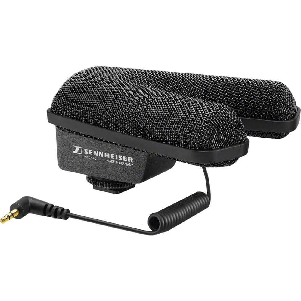 Microfone-Shotgun-Estereo-Sennheiser-MKE-440-Compacto-para-Cameras-e-Filmadoras Microfone-Shotgun-Estereo-Sennheiser-MKE-440-Compacto-para-Cameras-e-Filmadoras