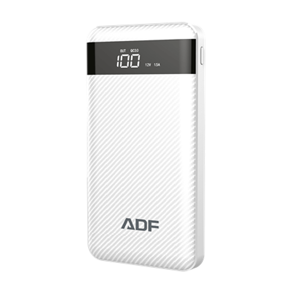 Carregador-Portatil-Power-Bank-Dual-ADF-10000mAh-PBQ-10---Branco Carregador-Portatil-Power-Bank-Dual-ADF-10000mAh-PBQ-10---Branco