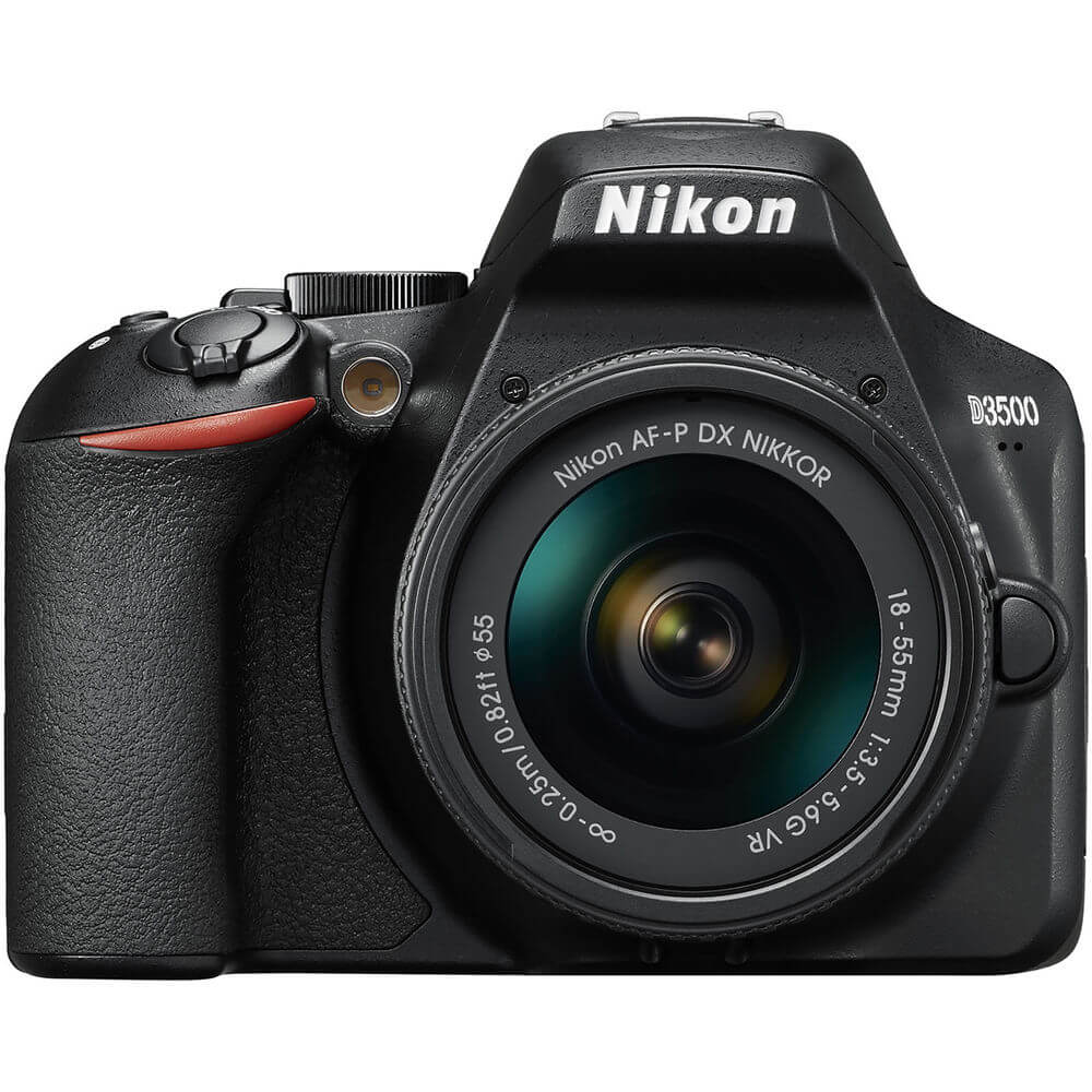 DSLR Nikon D3500 Lente 18-55mm - eMania Foto e Video