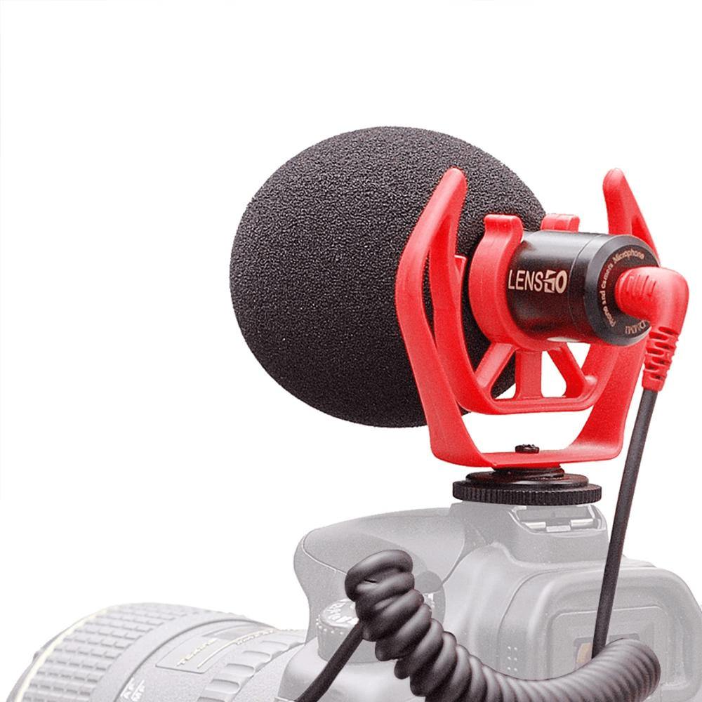 Microfone-Shotgun-Direcional-LensGo-DMM1-Condensador-Universal-para-Cameras-e-SmartPhones Microfone-Shotgun-Direcional-LensGo-DMM1-Condensador-Universal-para-Cameras-e-SmartPhones