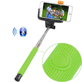Bastao-de-Selfie-com-Disparador-Bluetooth-Universal-Verde