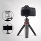Mini-Tripe-Multifuncional-Portatil-Lensgo-L322-com-Suporte-e-Controle-Remoto-BT-para-Smartphone-e-Cameras