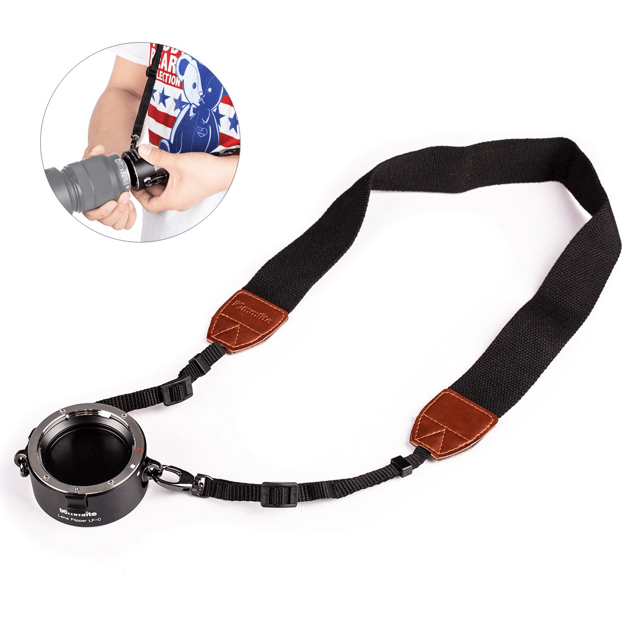 Flipper de Lente Duplo Commlite CM-LF-E Sony - eMania Foto e Video