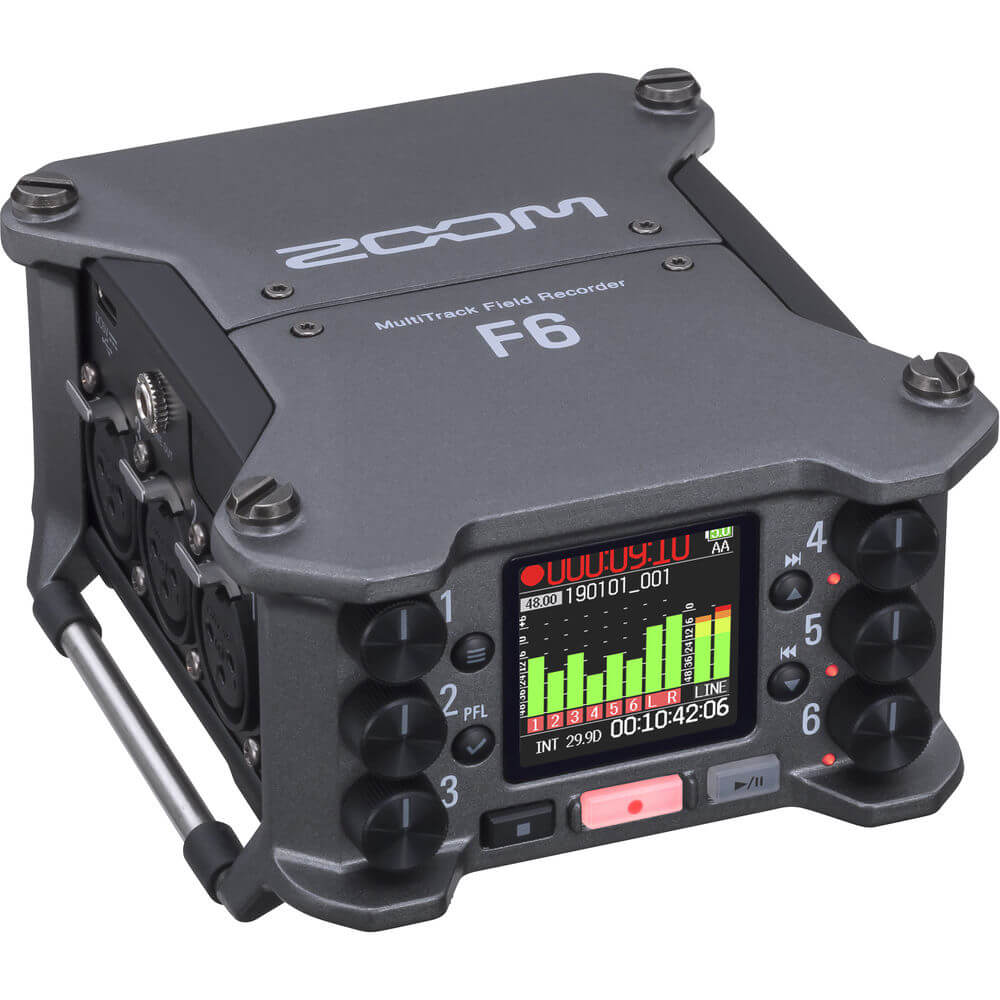 mimo Gravador Zoom F6 MultiFaixas - WorldView