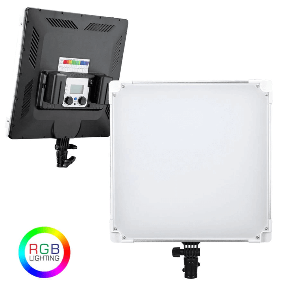 Iluminador-Painel-Led-Slim-NiceFoto-TC-668-RGB-Full-Color-40W-Video-Light-CRI95--Fonte-Bivolt- Iluminador-Painel-Led-Slim-NiceFoto-TC-668-RGB-Full-Color-40W-Video-Light-CRI95--Fonte-Bivolt-