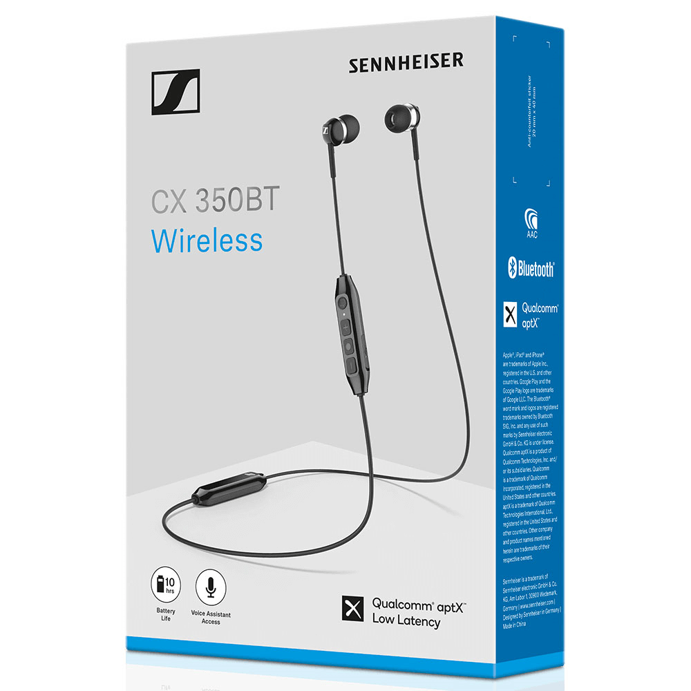 Fones Headphone Sennheiser CX350BT Wireless - eMania Foto e Video