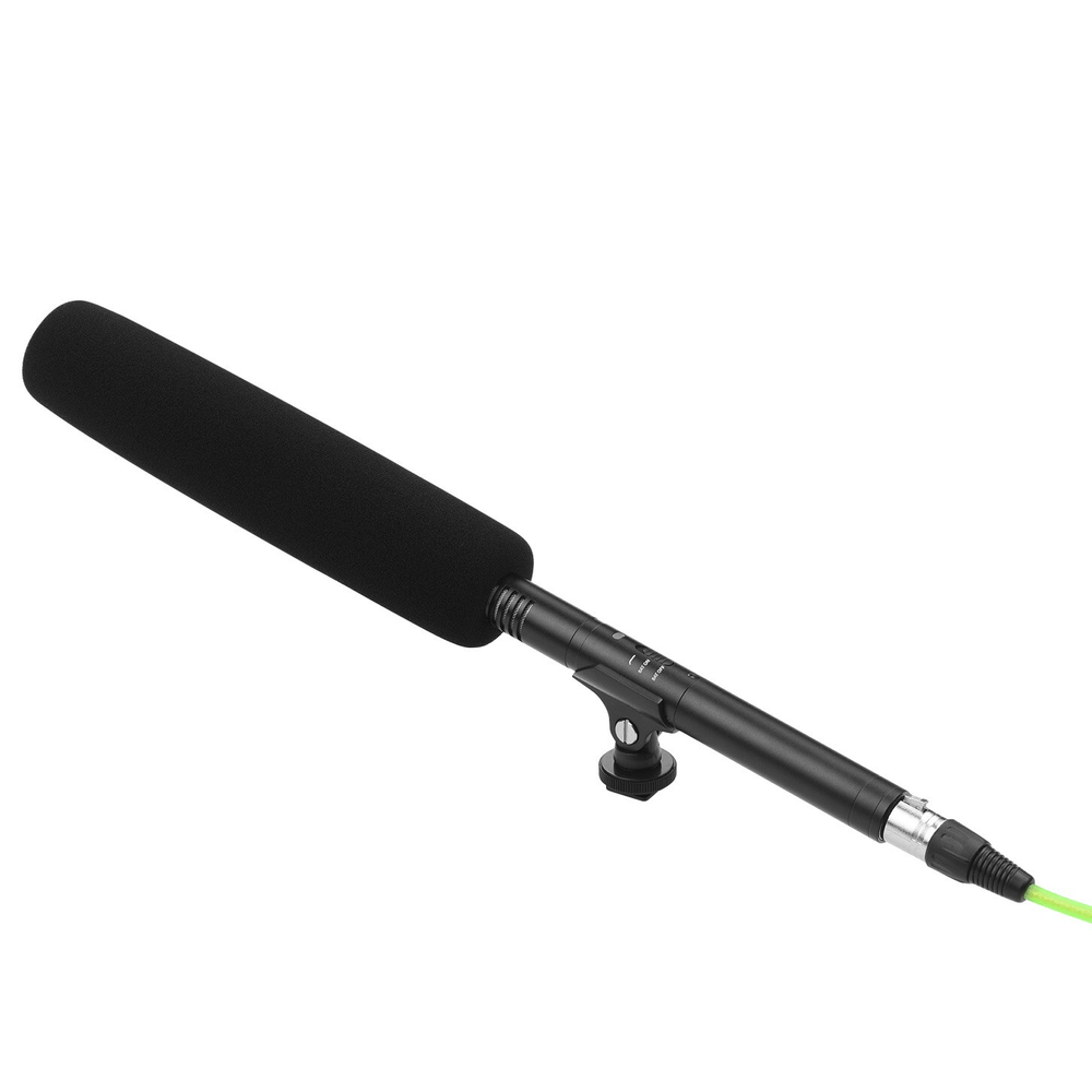 Microfone-de-Mao-Entrevista-Mamen-KM-M280-Super-Direcional-Condensador-XLR-30cm Microfone-de-Mao-Entrevista-Mamen-KM-M280-Super-Direcional-Condensador-XLR-30cm