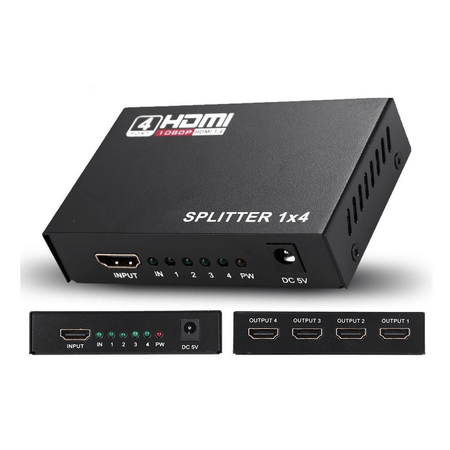 Distribuidor-Sinal-Splitter-1x4-HDMI-Full-Hd-1080p-3d-Ver-1.4
