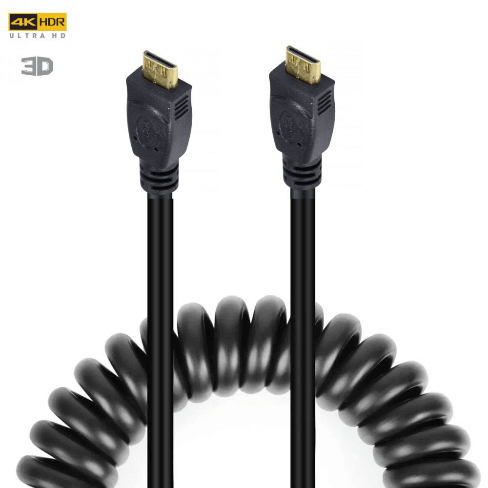 Cabo-Espiral-Mini-HDMI-x-Mini-HDMI-2.0-4K-HD-de-40cm Cabo-Espiral-Mini-HDMI-x-Mini-HDMI-2.0-4K-HD-de-40cm
