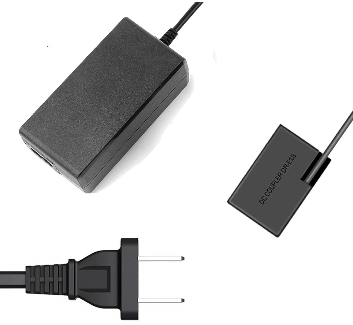 Adaptador de Força ACK-E18 para Canon EOS - eMania Foto e Video