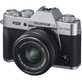 Kit-FujiFilm-X-T30-Mirrorless-Prata---Lente-XC-15-45mm-f-3.5-5.6-OIS-PZ