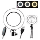 Iluminador-Led-Circular-6--Bi-Color-Video-Ring-Light-16cm-USB-com-Mini-Tripe-de-Mesa