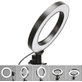 Iluminador-Led-Circular-6--Bi-Color-Video-Ring-Light-16cm-USB-com-Mini-Tripe-de-Mesa